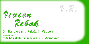 vivien rebak business card